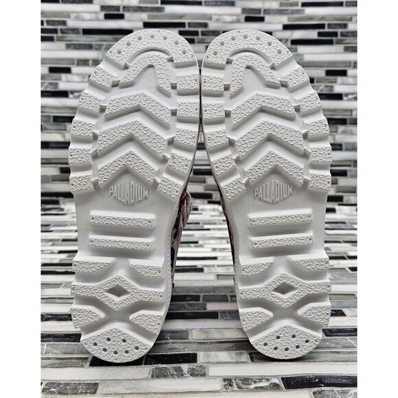 Palladium Pampa Hi White Camo French Unisex Combat Rain Boots - Picture 7 of 11